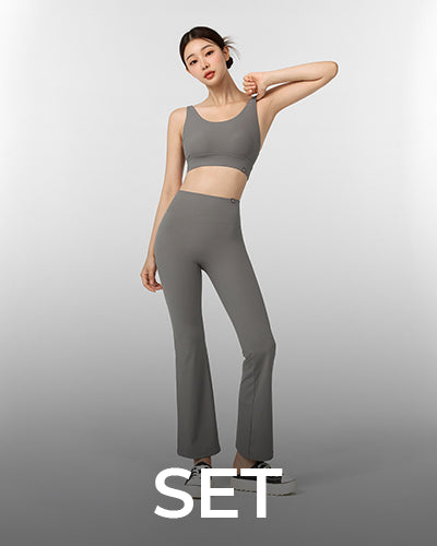 Premium Comfort Tension Ribbed Set - Soft Stretchy Lounge & Sleepwear for Women - Perfect for Relaxing at Home, Yoga, or Bedtime