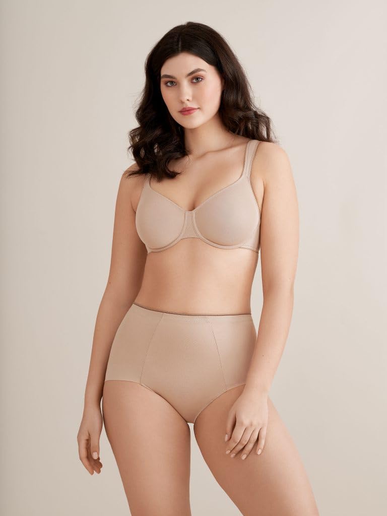 Women's 80622 Soft Touch Molded Underwire Minimizer Bra - Comfortable Full Coverage Support for Everyday Wear & Work