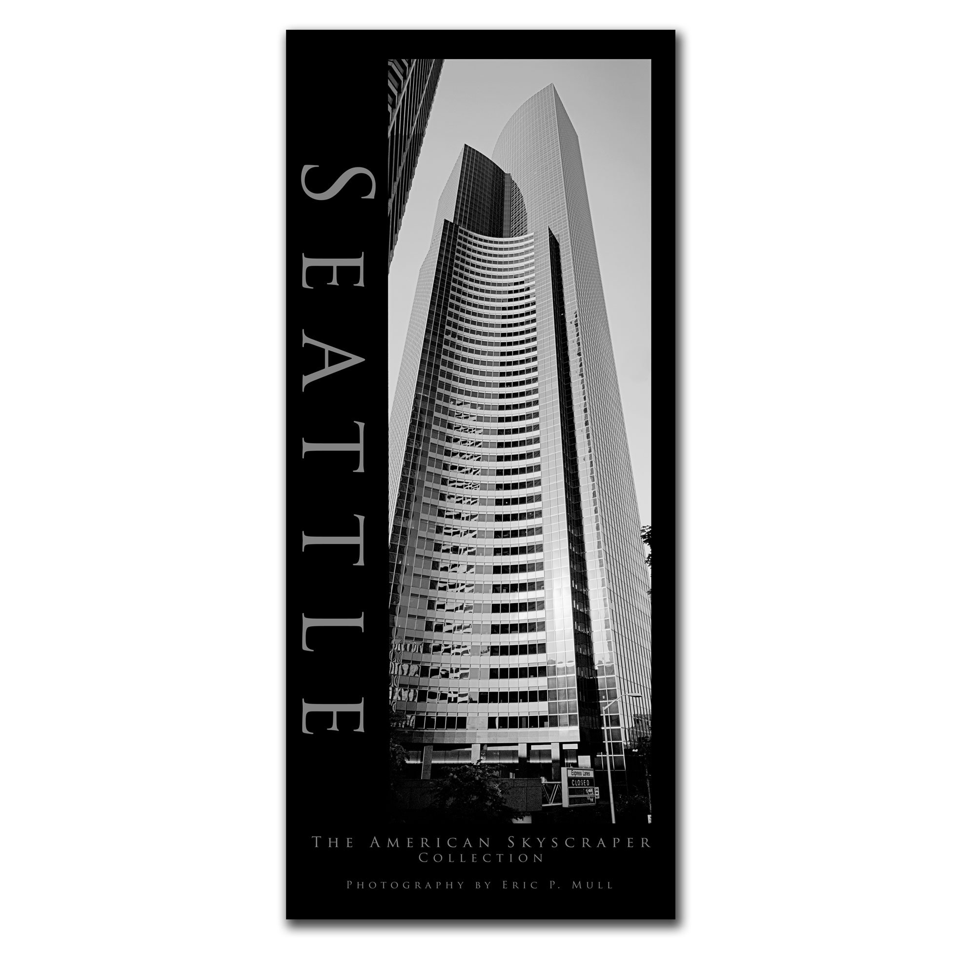 Preston Seattle II Canvas Art Print - 10x24 Inch Wall Decor for Living Room, Bedroom & Office - Modern Trademark Artwork