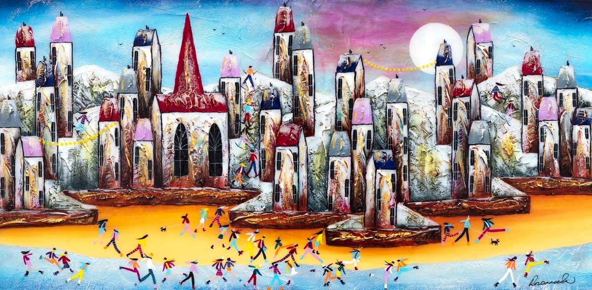 A Town Built On Magic - Enchanted Fantasy Novel for Adults | Perfect for Book Clubs, Gifts & Relaxing Reading