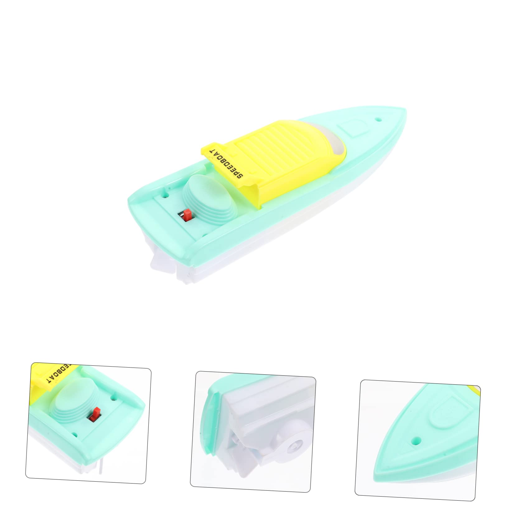 VICASKY 2-Pack Speed Boat Bath Toys for Kids - Fun Floating Shower & Bathtub Playtime - Durable Plastic Water Toys for Toddlers & Children - Perfect for Bath Time, Pool, and Beach Activities