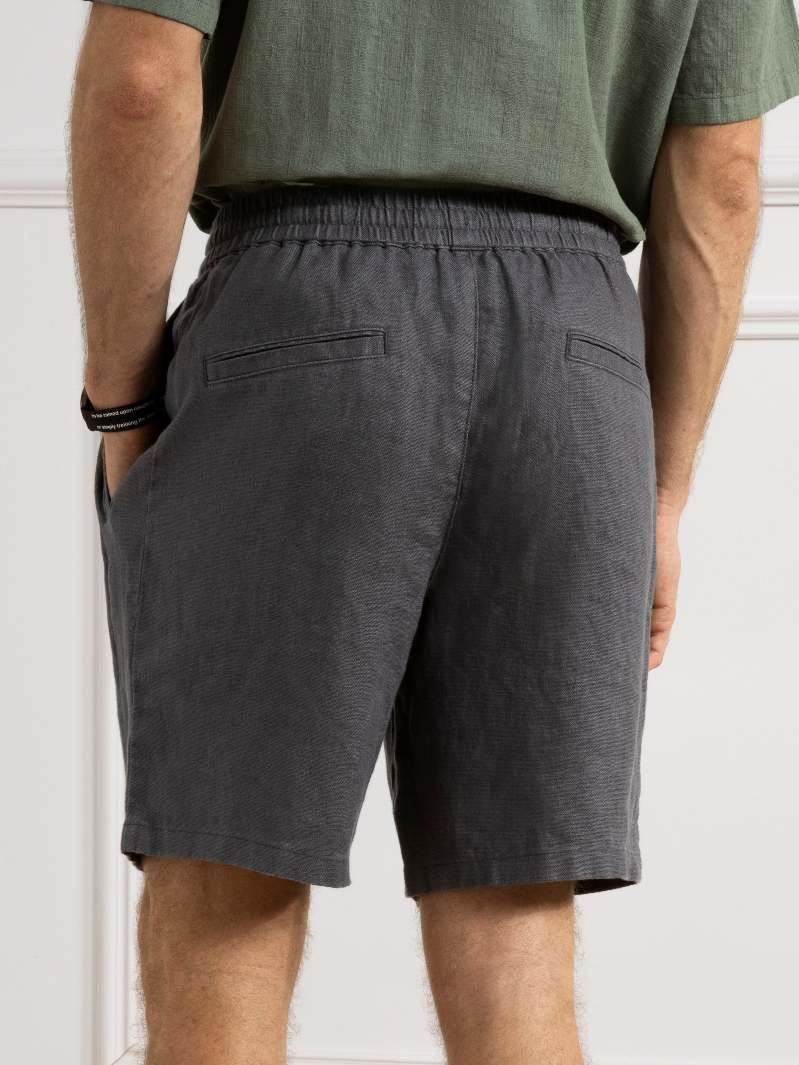 Premium Linen Shorts for Men - Breathable & Comfortable Summer Casual Wear - Perfect for Beach, Travel & Relaxation