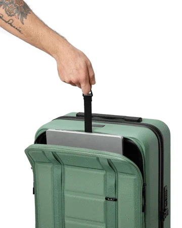 Db Framework Front Access Carry On Luggage - Lightweight Expandable Suitcase for Business Travel & Weekend Getaways (TSA Approved, USB Charging Port) - Perfect for Airplane Cabins & Quick Business Trips