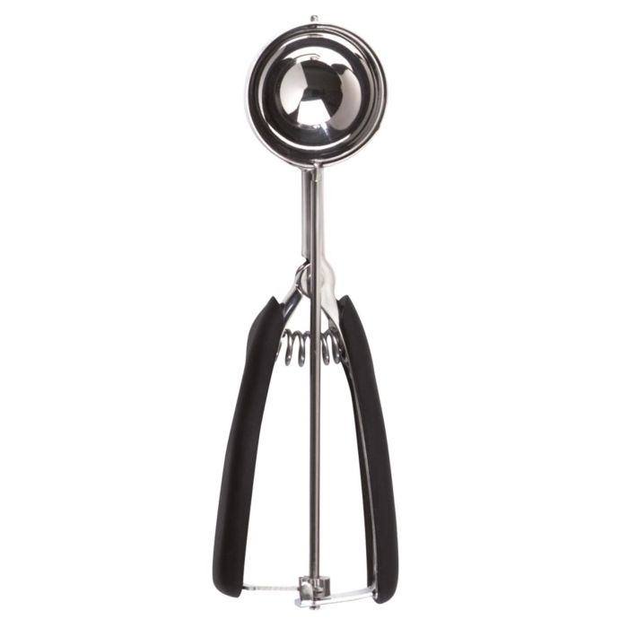 OXO Cookie Scoops - Stainless Steel Ice Cream & Cookie Dough Scoop Set (3 Sizes) - Perfect for Baking, Ice Cream, Cupcakes & Cookie Making - Dishwasher Safe