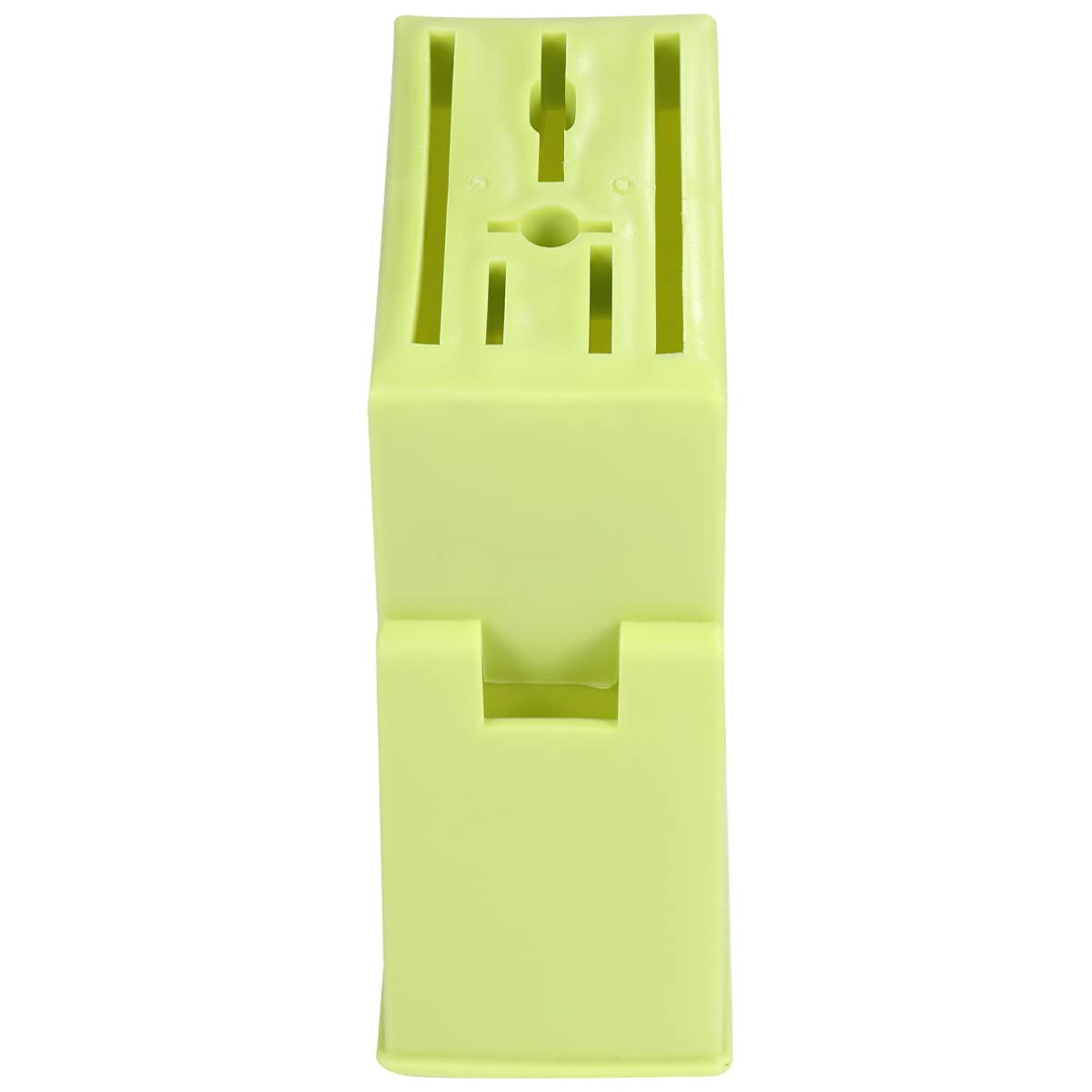 Cabilock Plastic Knife Block Holder - Kitchen Knife Organizer Stand with Drawer Insert for Cutlery Storage - Perfect for Knives, Scissors & Kitchen Accessories (Cyan) - Ideal for Countertop Organization & Drawer Storage in Modern Kitchens