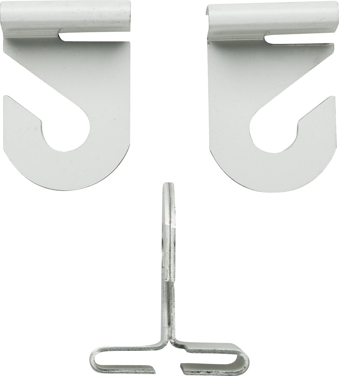 Satco 90-846 Drop Ceiling Hook Set - Heavy Duty Ceiling Hooks for Suspended Grid Systems - Perfect for Hanging Plants, Lights & Decor in Offices & Homes