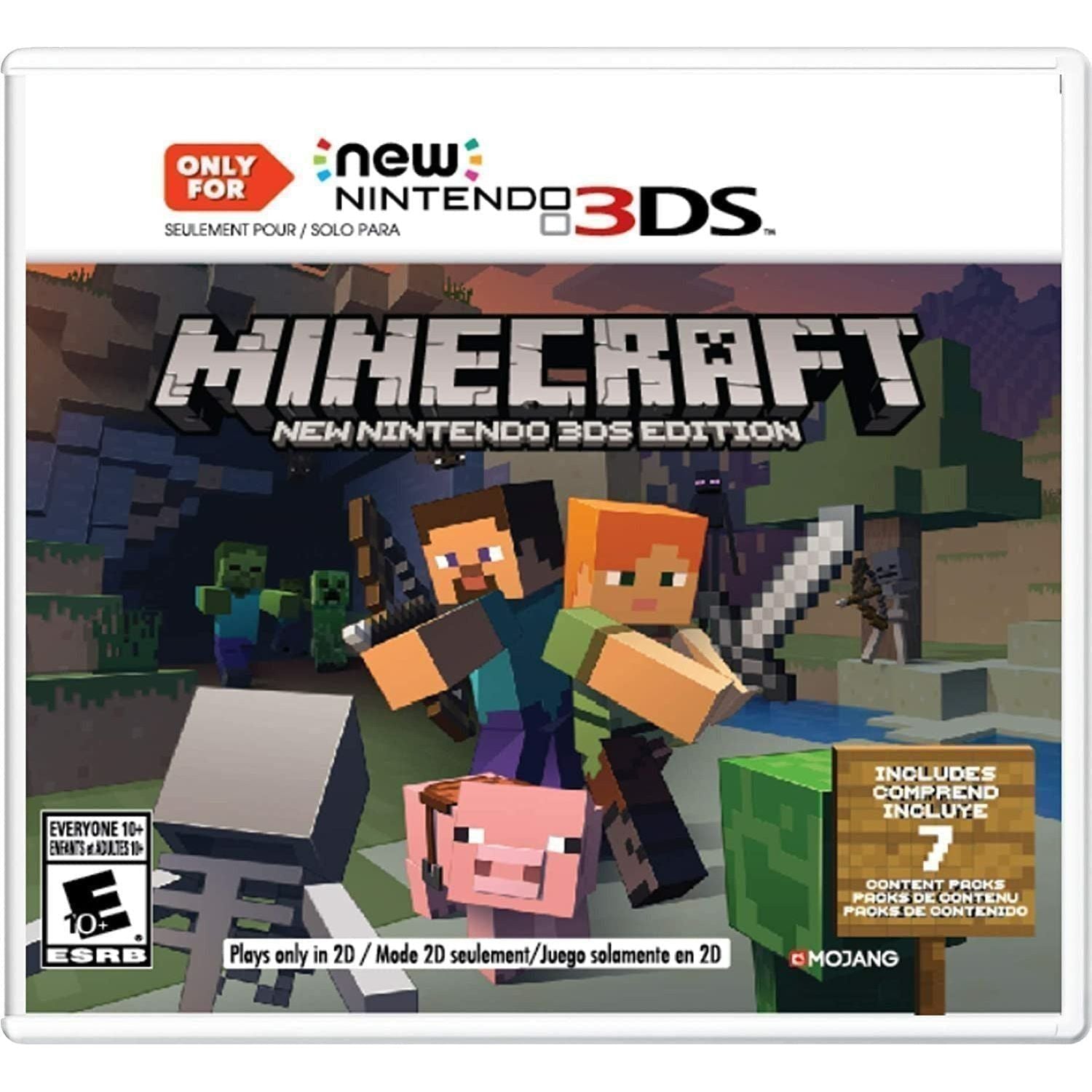 Minecraft New 3DS Edition Game - Compatible with New Nintendo 3DS Only - Perfect for Adventure & Creative Gaming on the Go