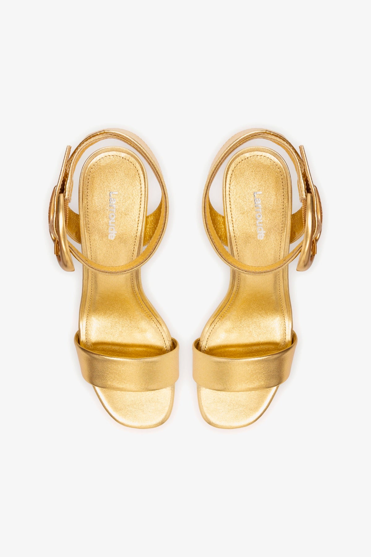 Dolly Verona Low Sandal Women's Gold Metallic Leather Sandals - Perfect for Summer Outfits, Beach Vacations & Casual Wear