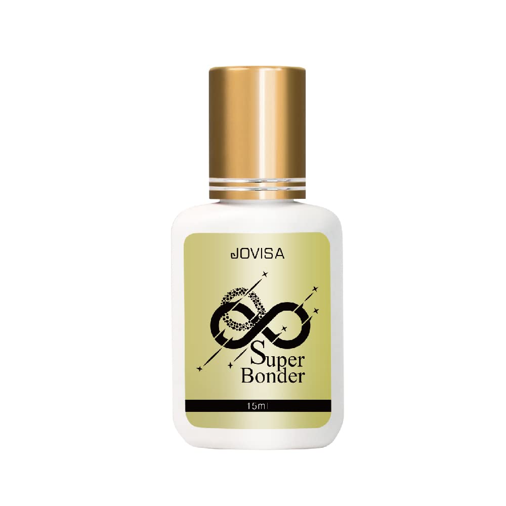 JOVISA SuperBonder Lash Accelerator - Professional Eyelash Extension Adhesive for Long-Lasting Retention, 15ml | Perfect for Salon Use & DIY Lash Extensions at Home