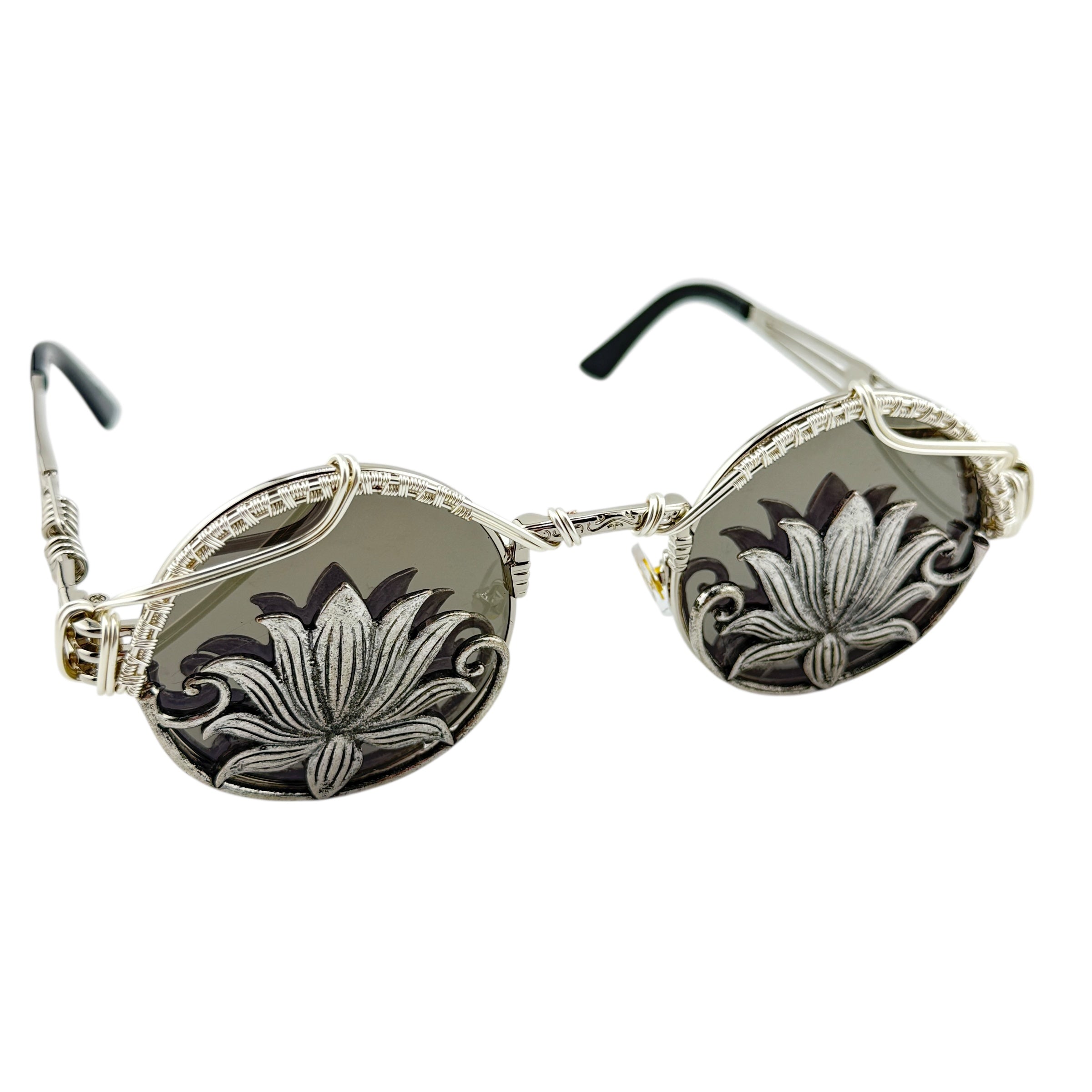 Limited Edition SILVER LOTUS Necklace - Elegant Floral Jewelry for Women, Perfect for Weddings, Parties & Special Occasions