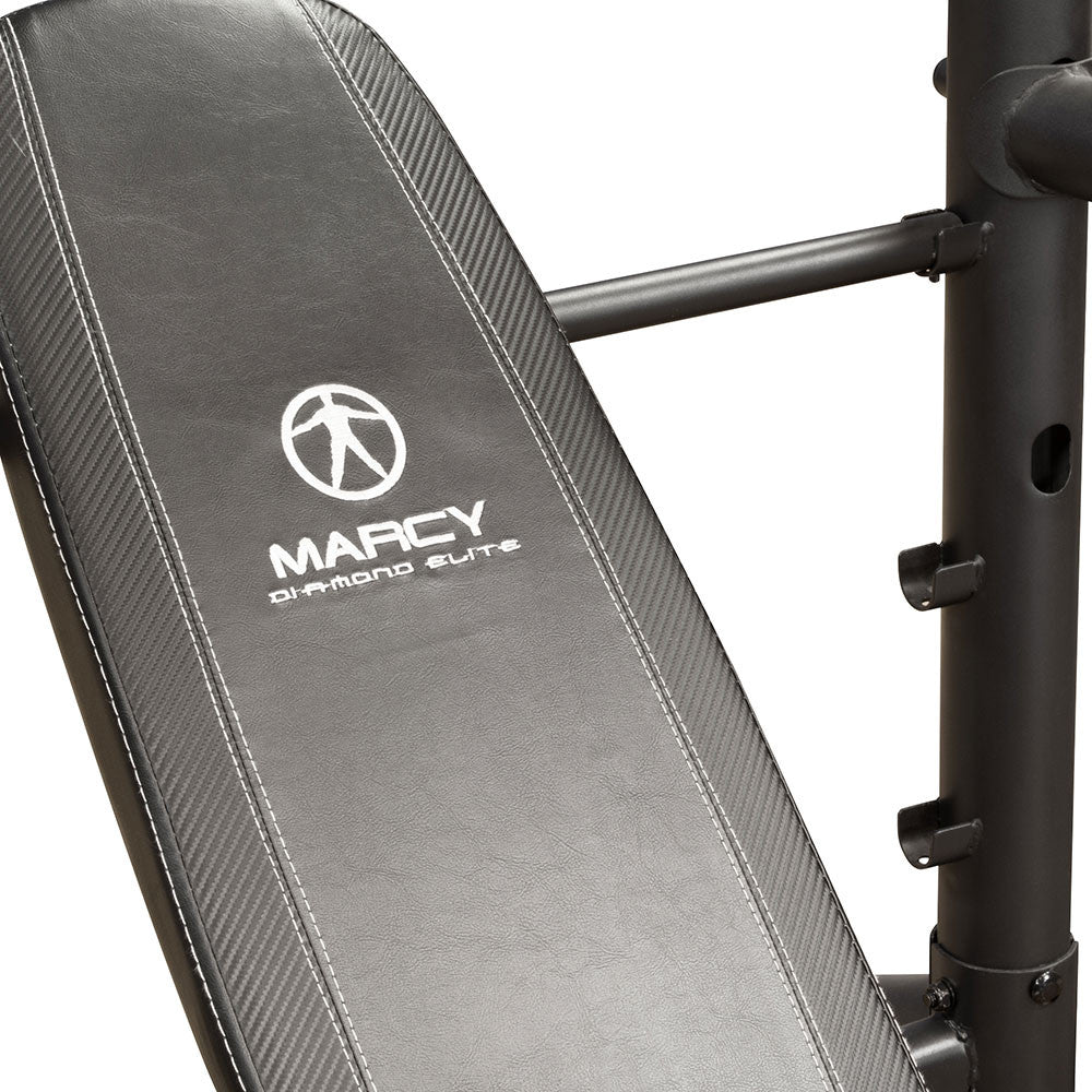 Marcy Diamond Mid Size Weight Bench MD 867W - Adjustable Home Gym Equipment for Strength Training & Workouts - Perfect for Home Fitness, Bodybuilding & Exercise Routines