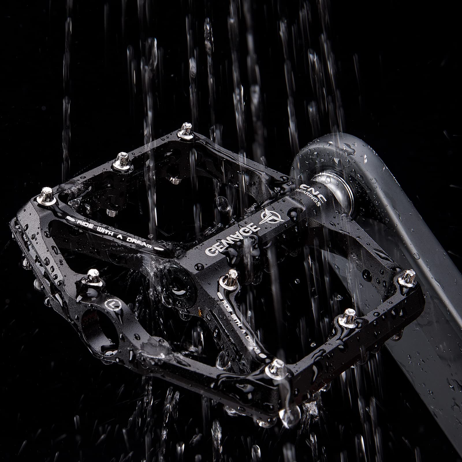 GEWAGE Road/Mountain Bike Pedals - CNC Machined 9/16