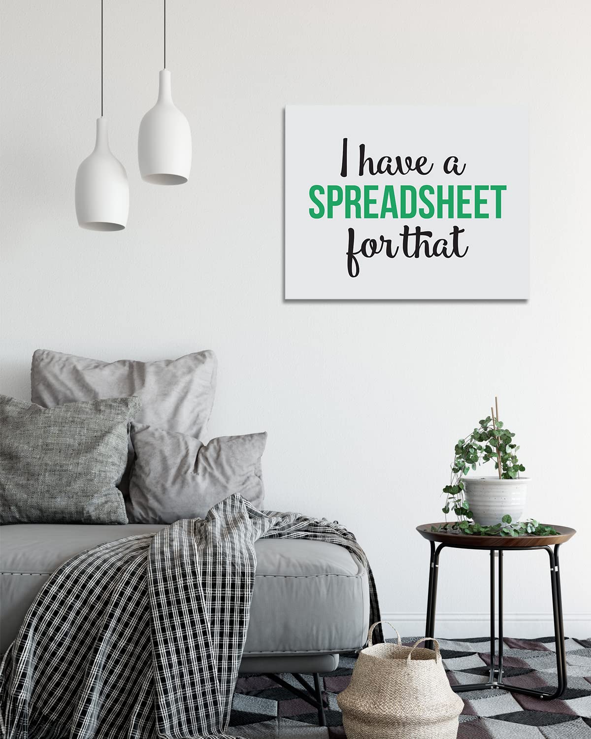 Funny Accounting Wall Art Canvas - Office Decor for Accountants & Tax Professionals - 40x32 Ready to Hang - Perfect Gift for Accountant Appreciation & Cubicle Decoration - Great for Home Office, Accounting Firms & Tax Season Humor