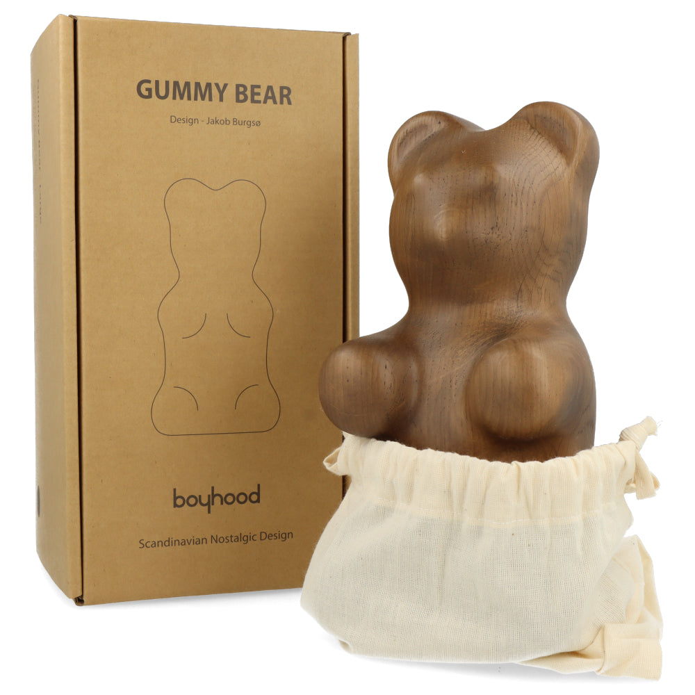 Premium Smoked Oak Gummy Bears - Large Size, Natural Wood Flavor, Vegan & Gluten-Free - Perfect for Parties, Gifts, and Home Decor