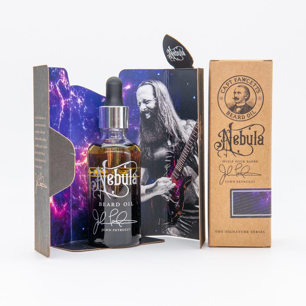 Captain Fawcett's John Petrucci Nebula Beard Oil 50ml - Premium Grooming Oil for Men with Natural Ingredients - Perfect for Daily Beard Care & Styling