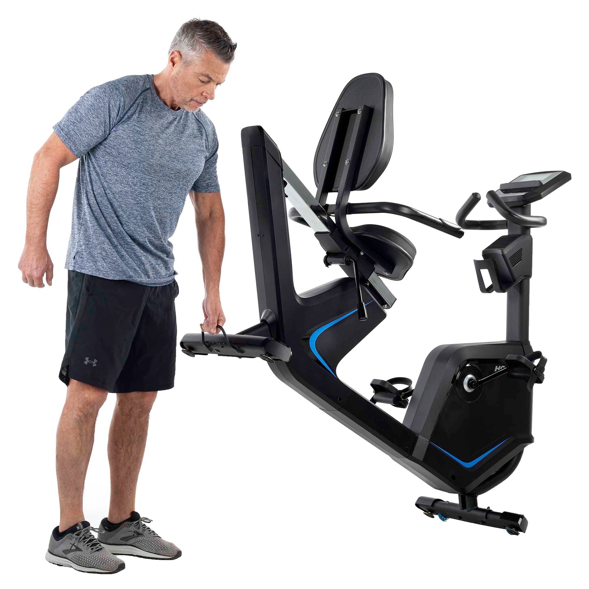 5.0R 21 Recumbent Exercise Bike for Home Gym - Low Impact Workout Machine with Adjustable Seat & LCD Display - Perfect for Seniors, Physical Therapy & Indoor Cycling Training