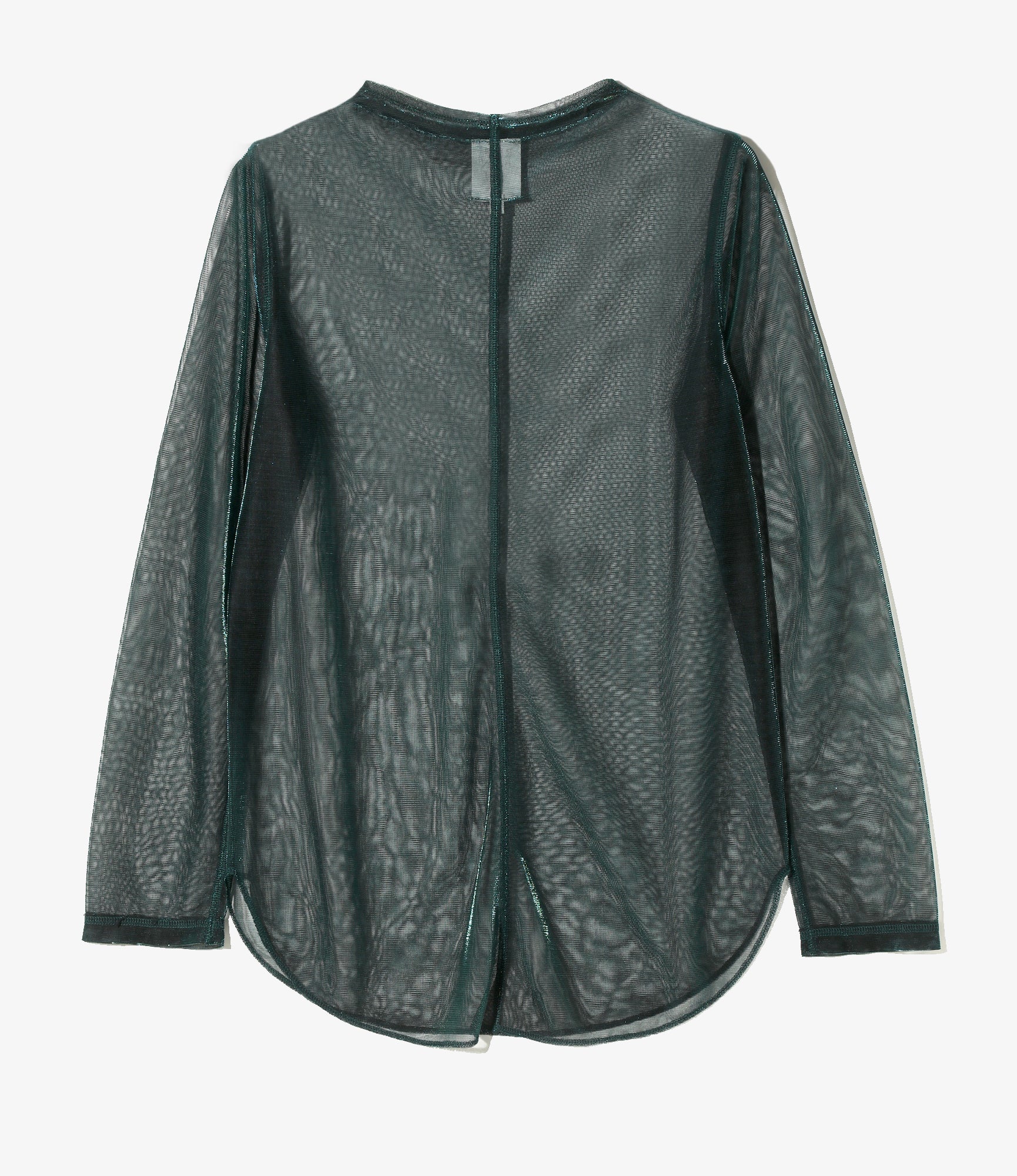 Mock Neck T-Shirt for Women - Soft Green Chambray Shirt, Casual & Stylish Top for Everyday Wear, Work, and Outings