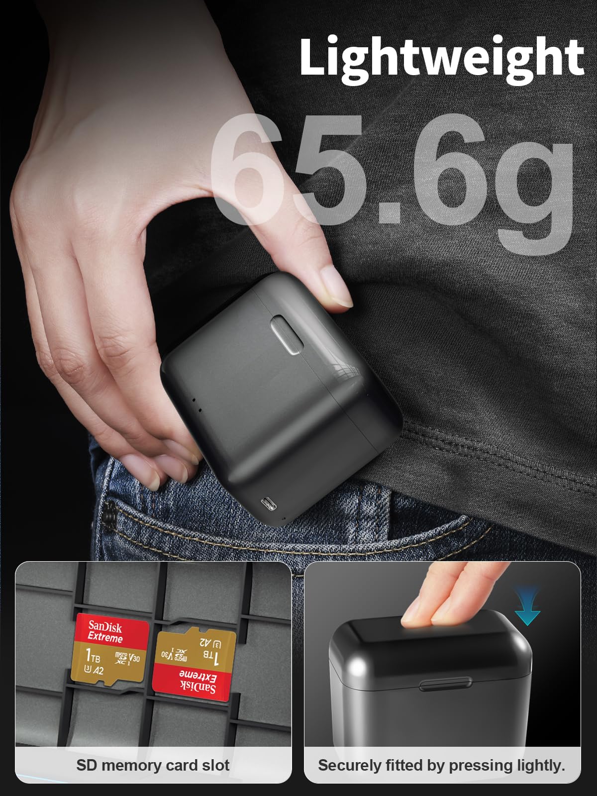 Insta360 X4 Battery Charger - 2Pcs 2500mAh Replacement Batteries with USB-C Charging Case, Waterproof & Snap-on Cover - Compatible with Insta360 X4 Action Camera - Perfect for Travel, Vlogging & Outdoor Adventures