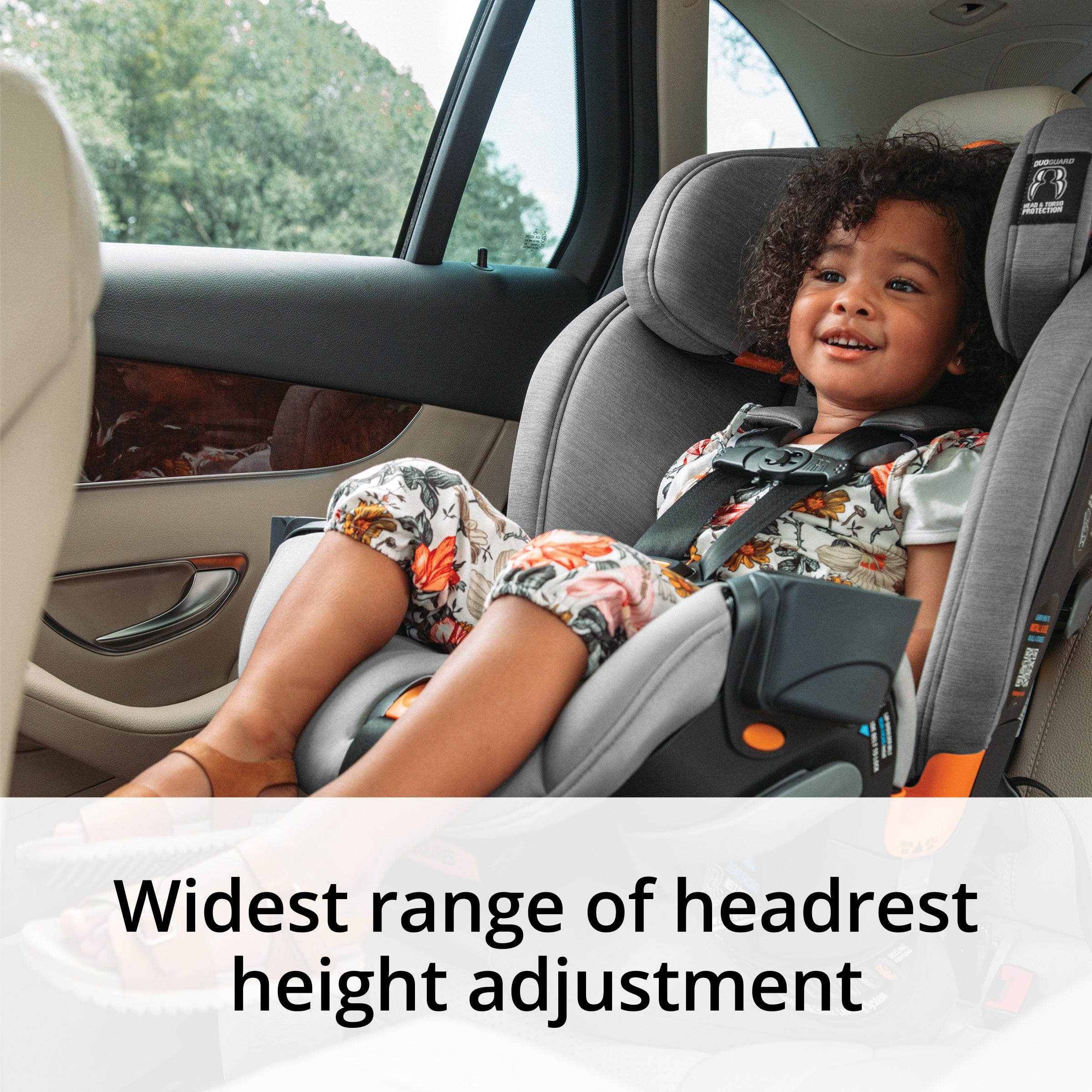 Chicco OneFit ClearTex All-In-One Convertible Car Seat for Infants to Toddlers - Safe & Comfortable for Travel, School & Family Road Trips