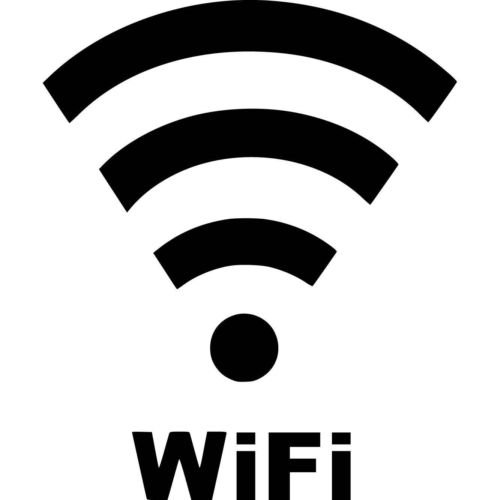 WiFi Vinyl Decal Sticker - Die Cut Waterproof Decals for Windows, Cars, Trucks, Laptops, MacBooks & Smooth Surfaces | Perfect for Car Windows, Toolboxes & Tech Devices
