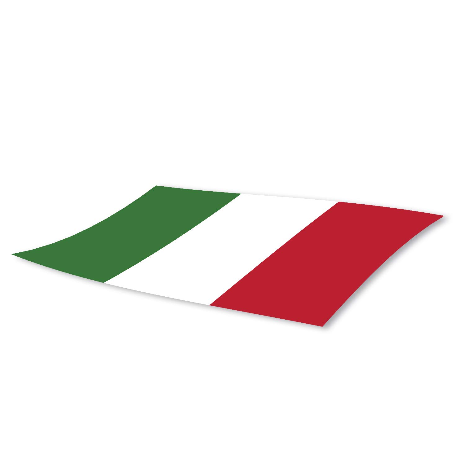 3-Pack 3x5 Italy Flag Stickers - Durable Waterproof Italian Flag Bumper Stickers for Cars, Laptops & Windows - Perfect for Sports Events, Travel & National Pride Decoration