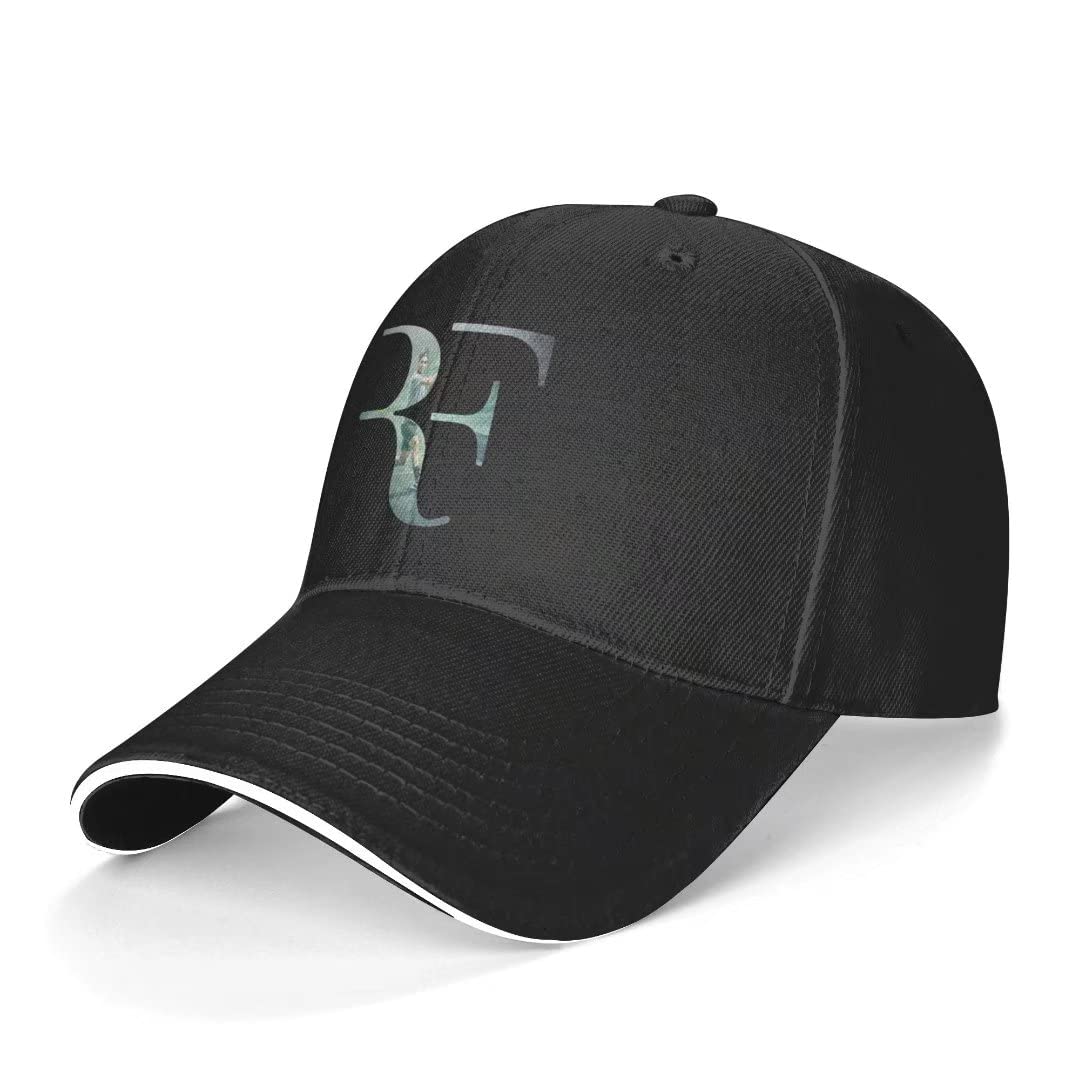 Roger Federer Unisex Adjustable Baseball Cap - Classic Sandwich Design for Men & Women | Perfect for Tennis, Sports, and Casual Wear