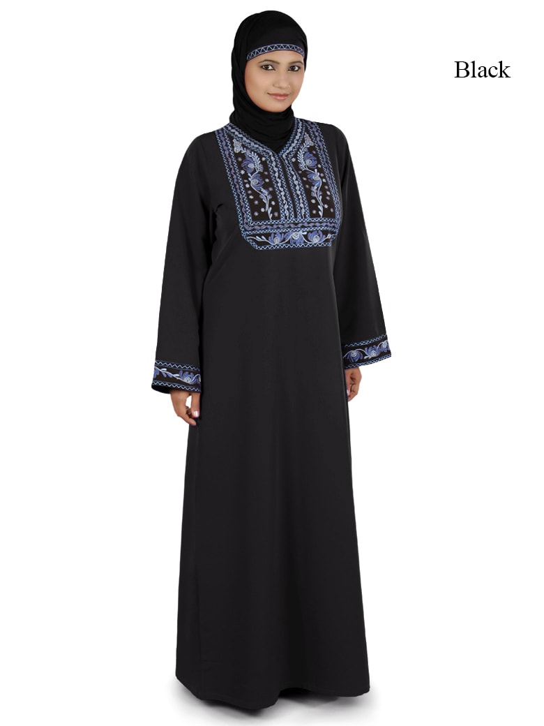 Elegant Adeena Abaya - Modest Muslim Dress for Women - Perfect for Prayer, Eid, and Special Occasions