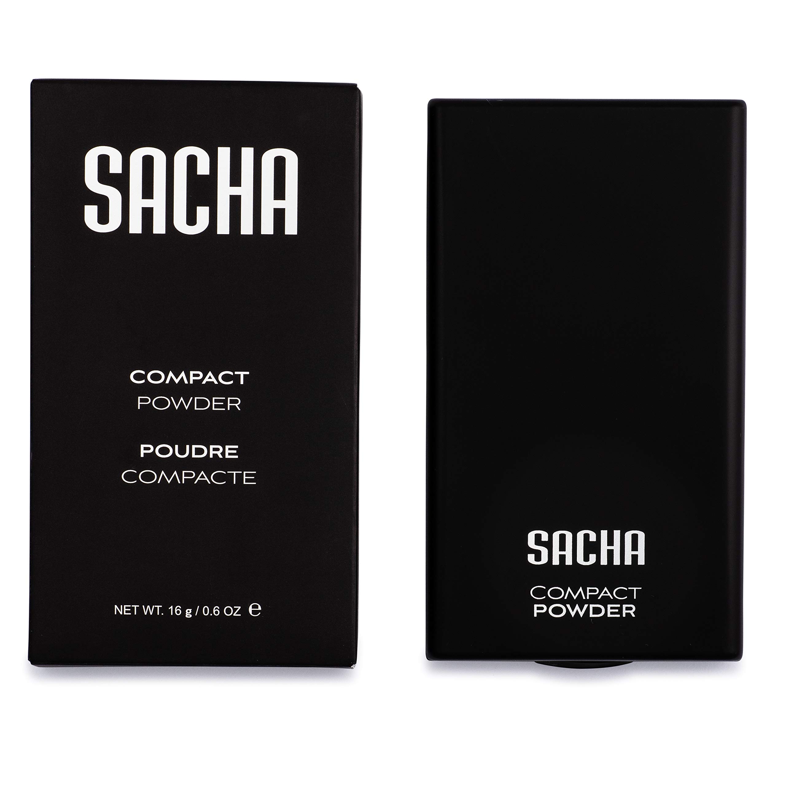 Sacha Buttercup Translucent Face Powder Compact - Oil Control & Shine-Free Pressed Powder for Medium to Dark Skin Tones (0.45 oz) | Perfect for Daily Makeup, Touch-Ups & Matte Finish All Day
