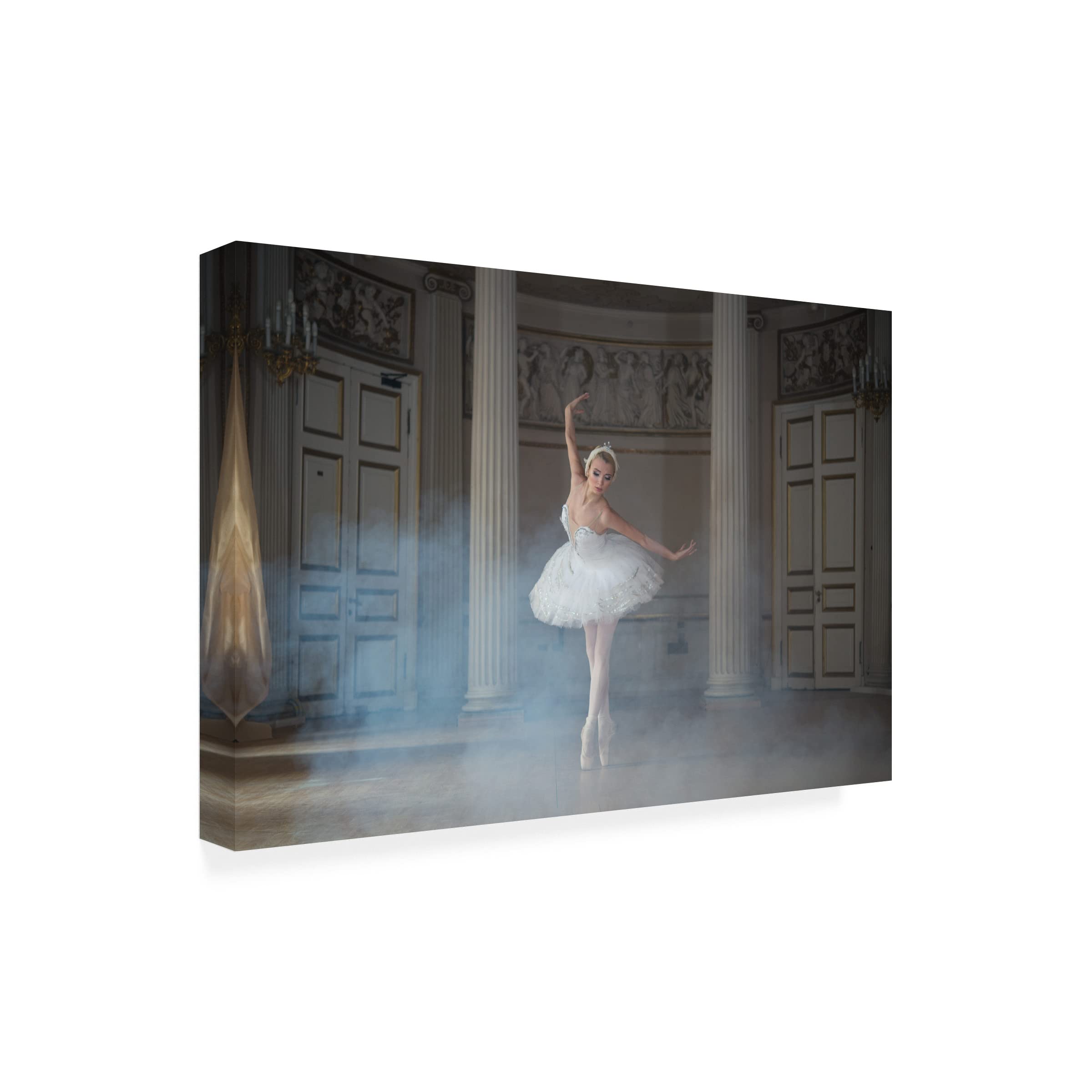 Michal Greenboim 'Ballerina' Canvas Wall Art - Handmade Oil Painting Reproduction - Perfect for Living Room, Bedroom & Office Decor