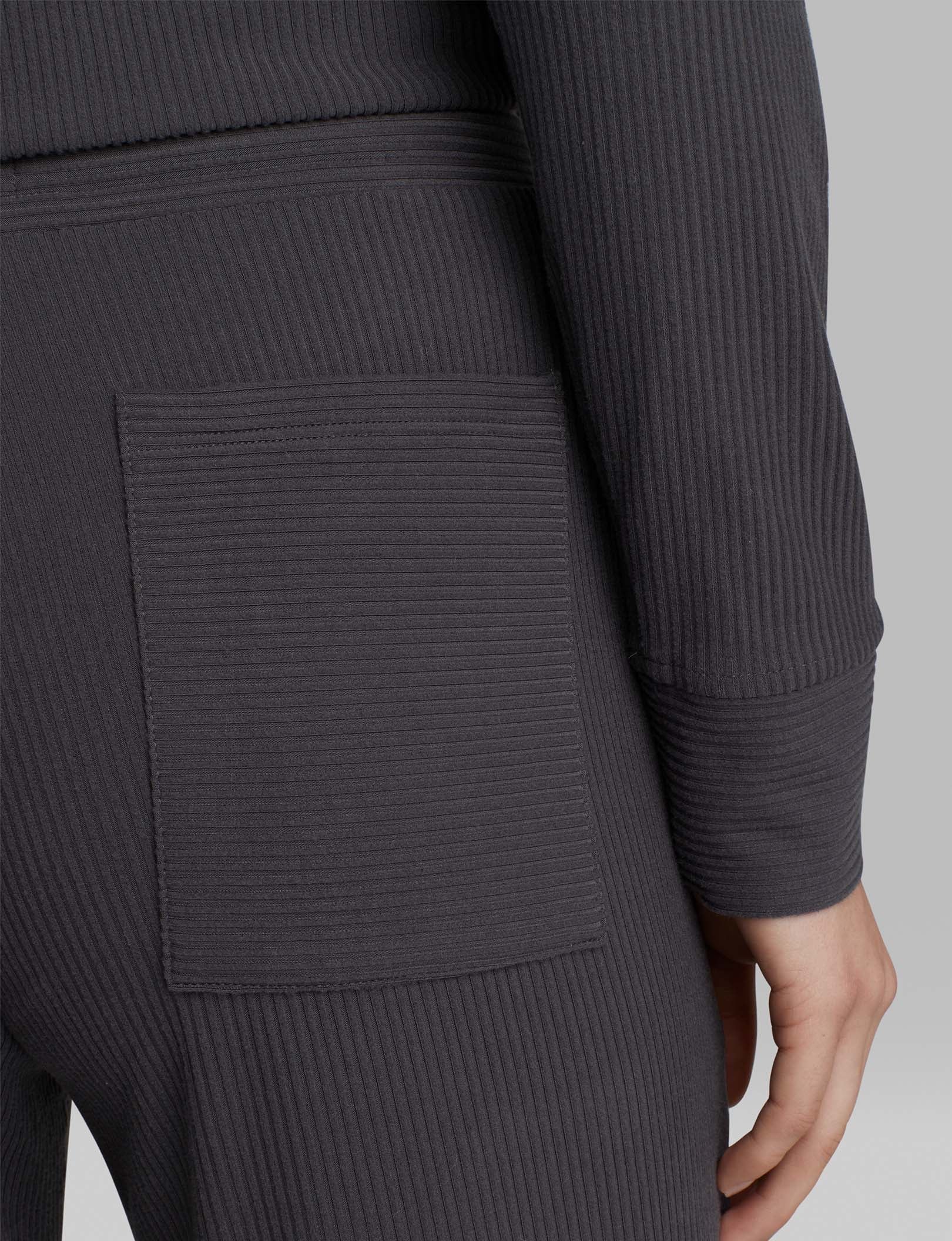 Women's Zen Ribbed Pants - High Waisted Stretchy Lounge Pants for Yoga, Meditation & Relaxation at Home