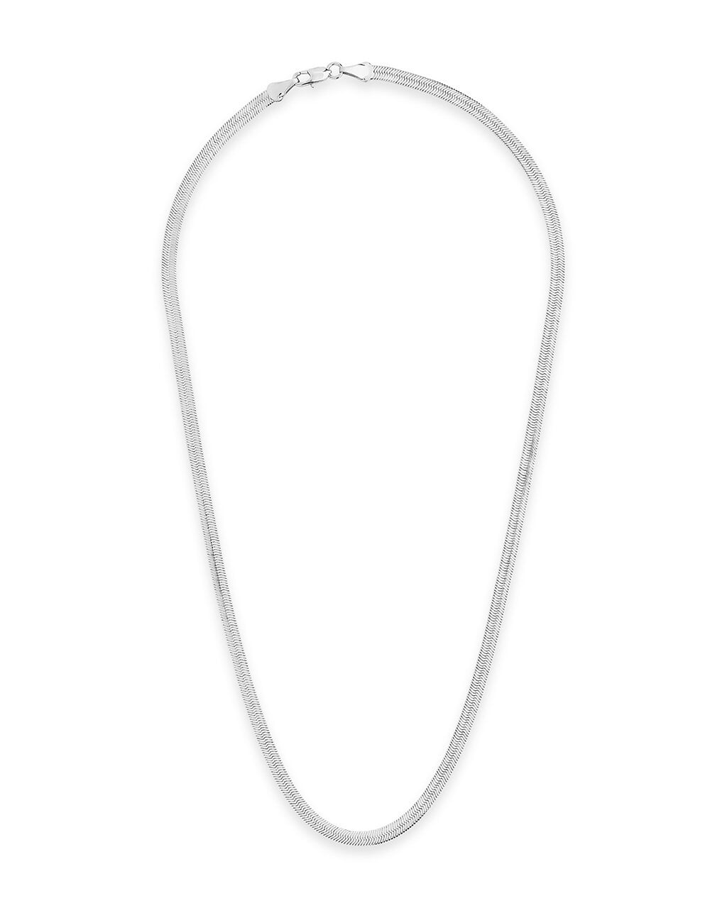Stylish Men's Herringbone Chain Necklace 14K Gold Plated Stainless Steel - Perfect for Casual Wear, Date Nights & Gifts