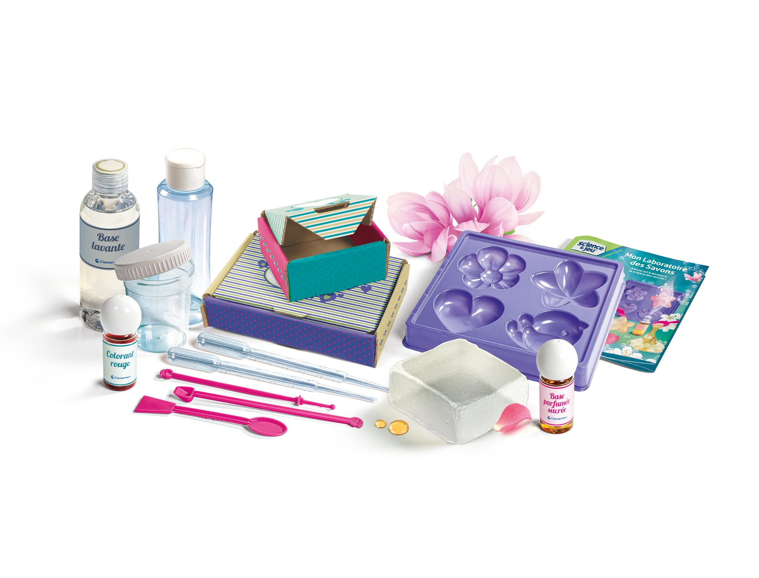 Clementoni Science & Play Soap Making Kit for Kids Ages 8+ | Made in Italy | STEM Educational Toy for Creative Bath & Craft Activities