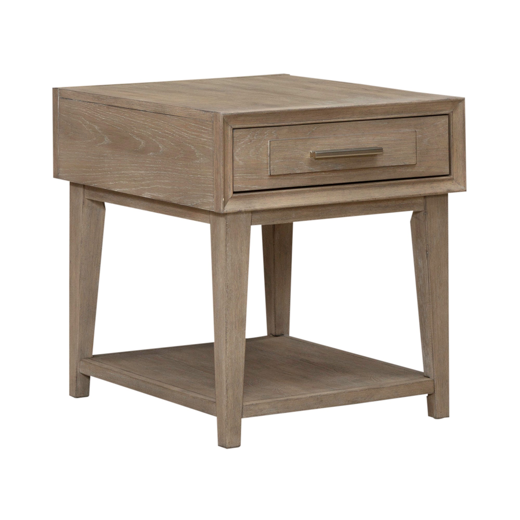 Brentwood End Table - Stylish Nightstand for Living Room & Bedroom - Perfect for Holding Lamps, Books & Decor