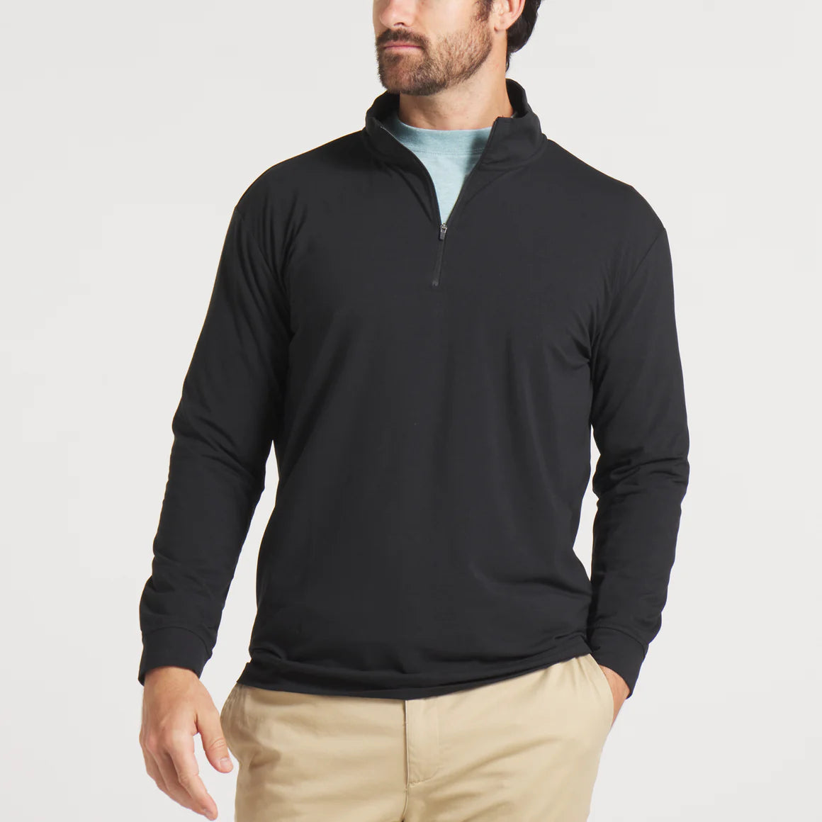 Southern Marsh Crescent Moon Performance Pullover - Black | Moisture-Wicking & Breathable for Outdoor Activities & Casual Wear