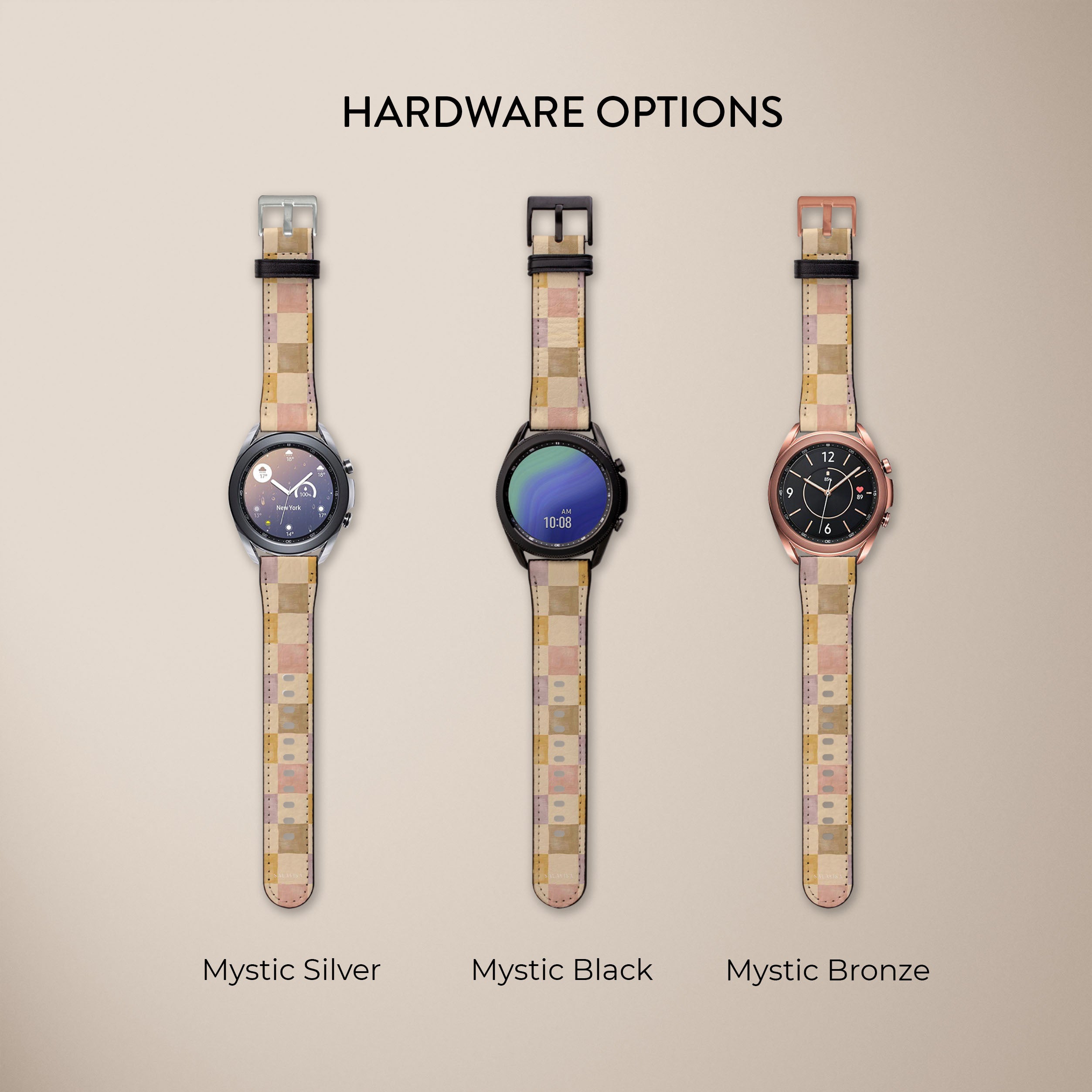 Pale Paradise Galaxy Watch Band - Stylish & Durable Replacement Strap for Samsung Galaxy Watch - Perfect for Workouts, Running & Everyday Wear