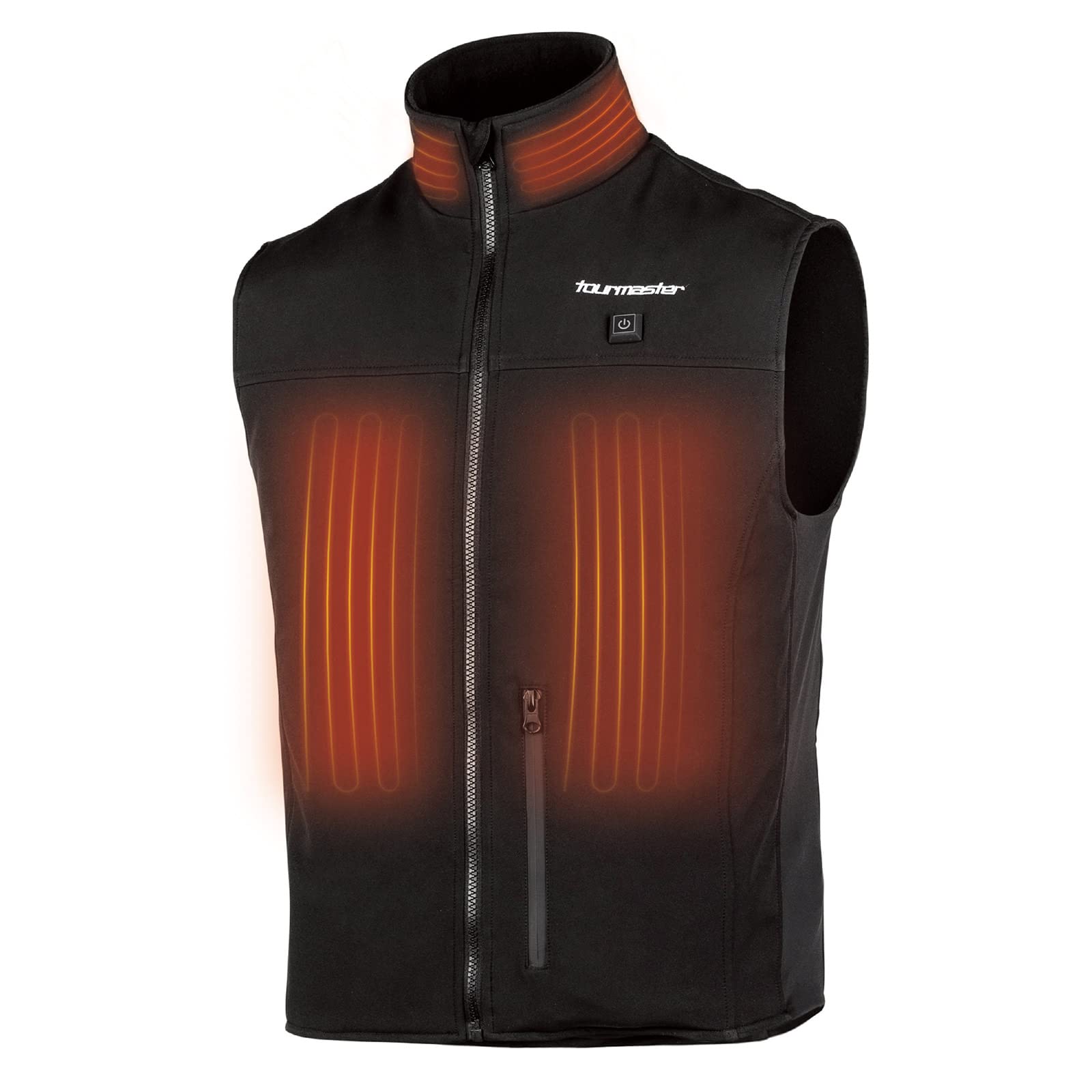 Tourmaster Synergy Pro-Plus 12V Heated Vest for Men & Women - Battery Powered Winter Jacket with Adjustable Heat - Perfect for Motorcycle Riding, Skiing & Outdoor Activities