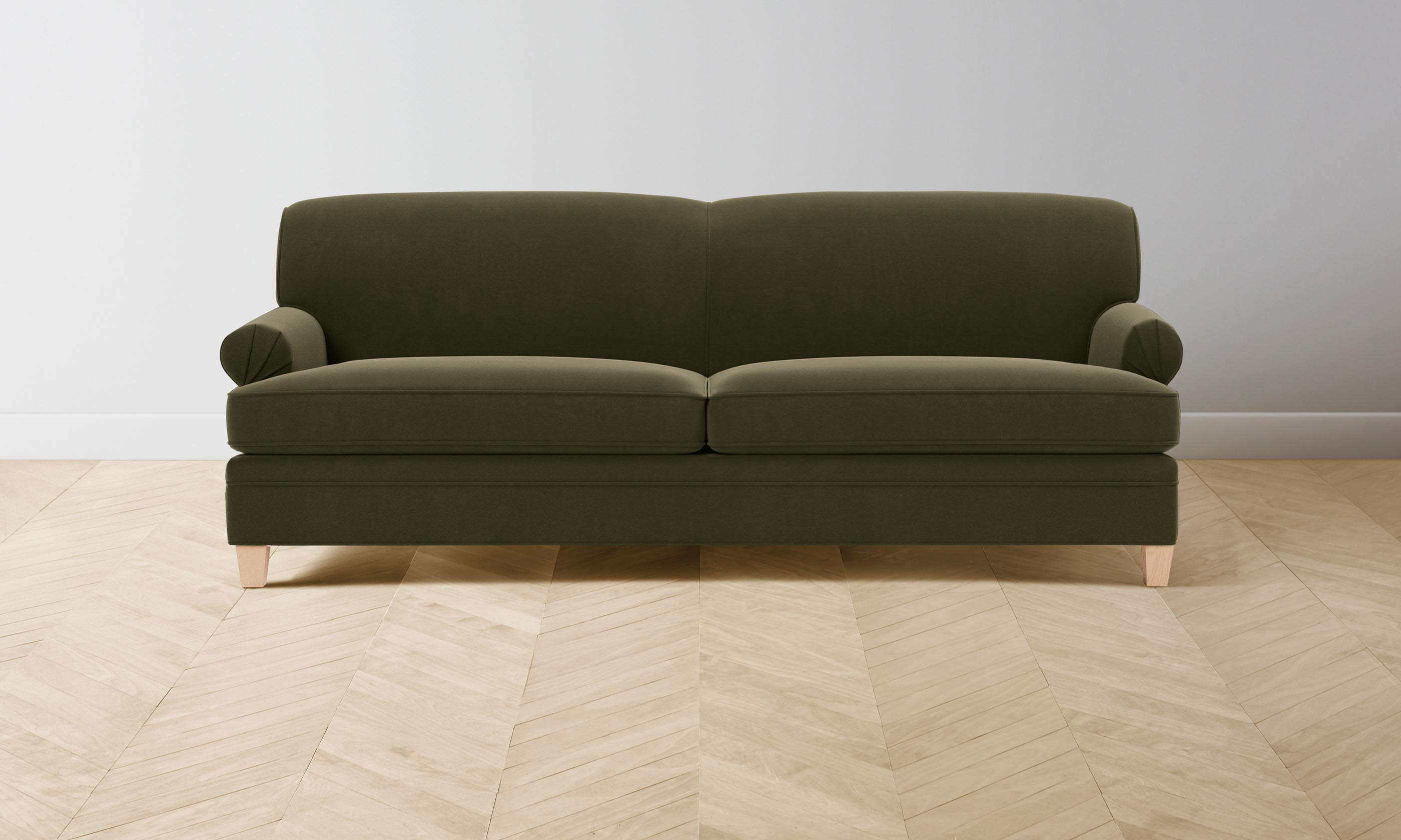 Premium Carmine Mohair Sofa - Luxurious Moss Green Velvet Couch for Living Room, Lounge & Home Decor - Elegant Modern Furniture for Comfortable Seating & Stylish Interior Design