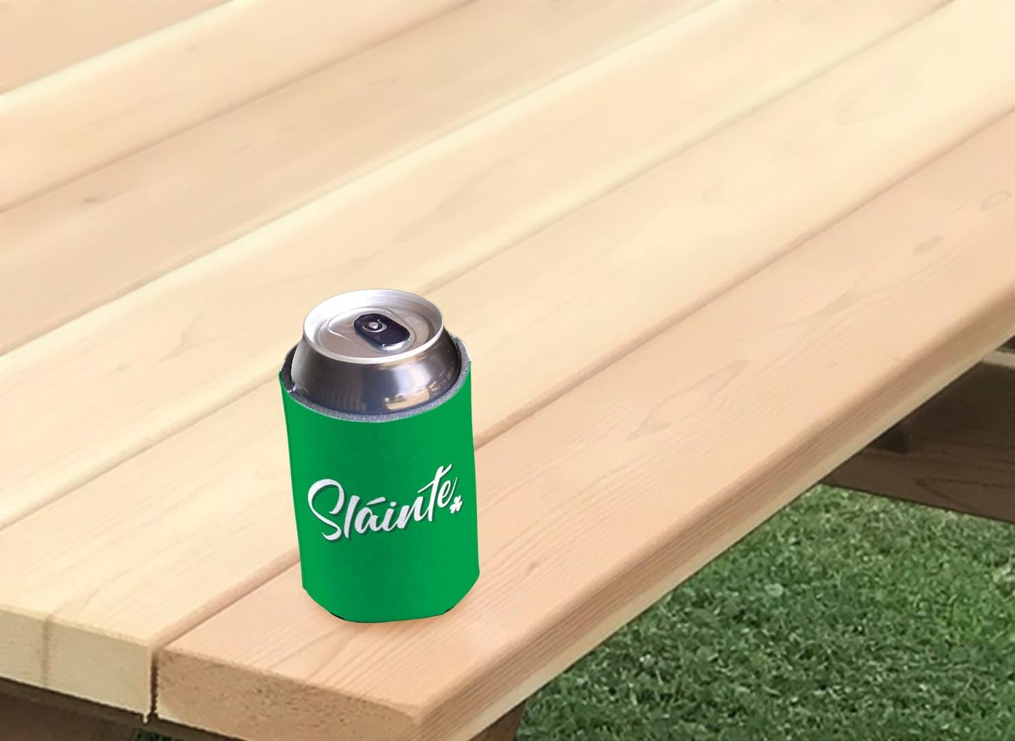 48-Pack St. Patrick's Day Drink Can Coolers - Shamrock Party Supplies for Beer & Soda Cans - Perfect for Irish Themed Parties, Pub Crawls & Festive Celebrations