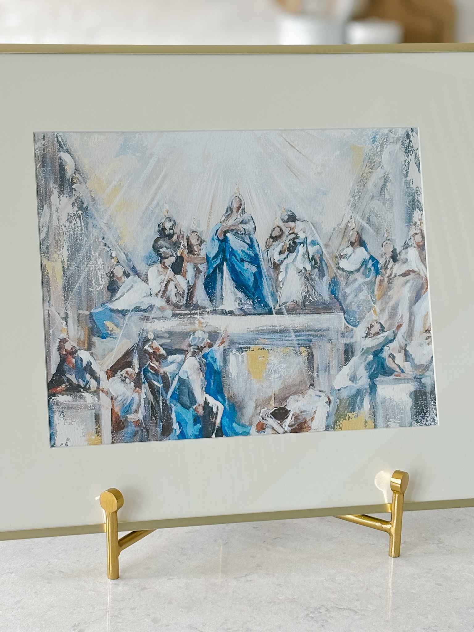 Pentecost Print - Religious Wall Art Decor for Home, Church & Office - Inspirational Christian Gifts & Faith-Based Decorations