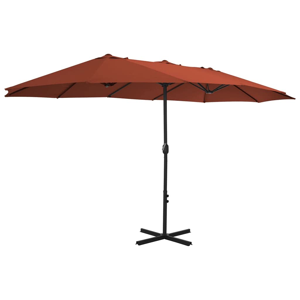 Premium Outdoor Patio Umbrella with Durable Aluminum Pole - 181.1