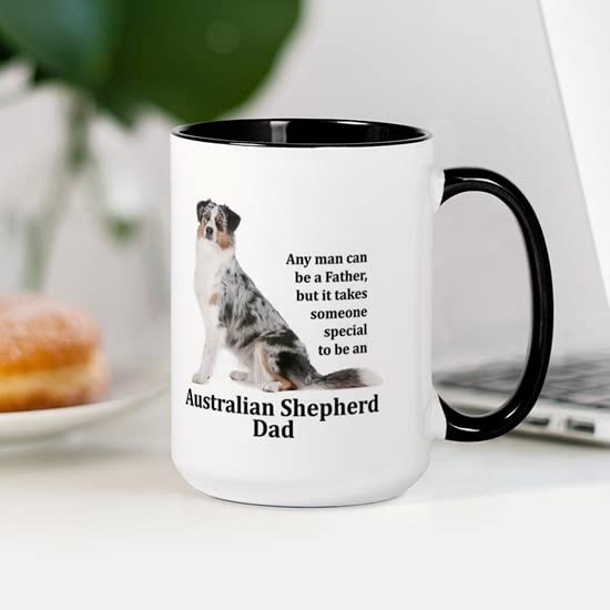 Aussie Dad 15 oz (444 ml) Ceramic Coffee Mug - Perfect for Father's Day Gifts, Office Use & Morning Brews