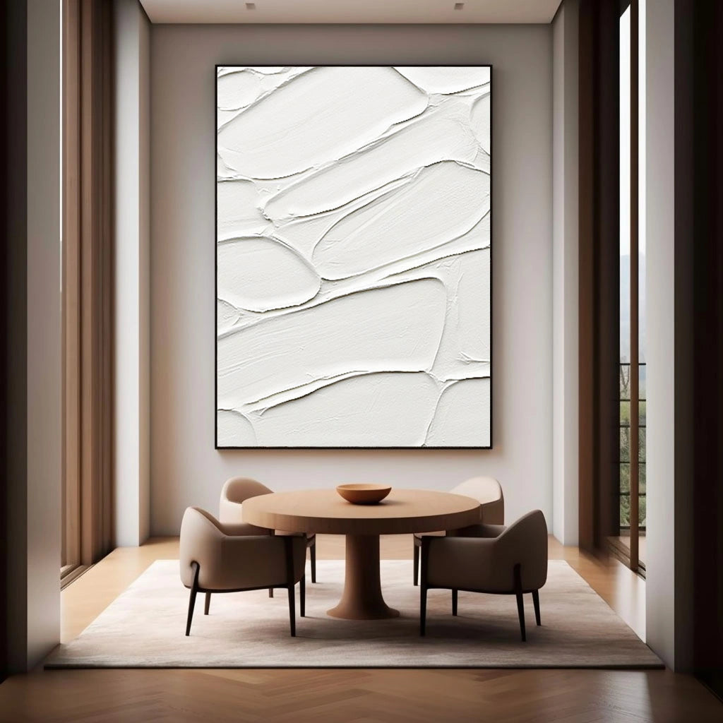 Minimalist Textured Plaster Art Painting - Modern Abstract Wall Decor #MM098 | Perfect for Living Room, Bedroom & Office