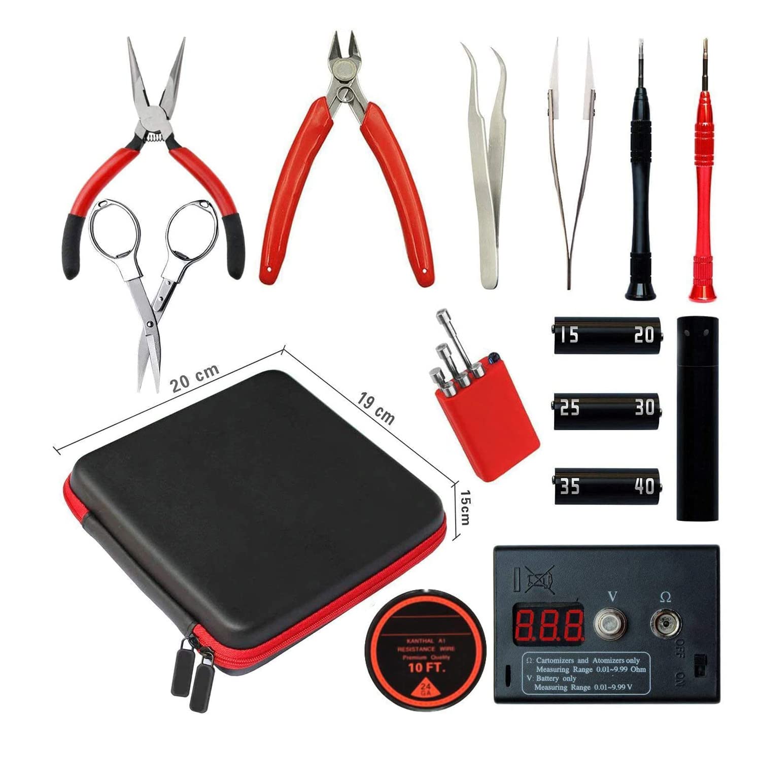 14-in-1 Home DIY Building Tool Kit V2 | Professional Mechanics Tools Set for Household Repairs | Perfect for Plumbing, Electrical & Furniture Assembly