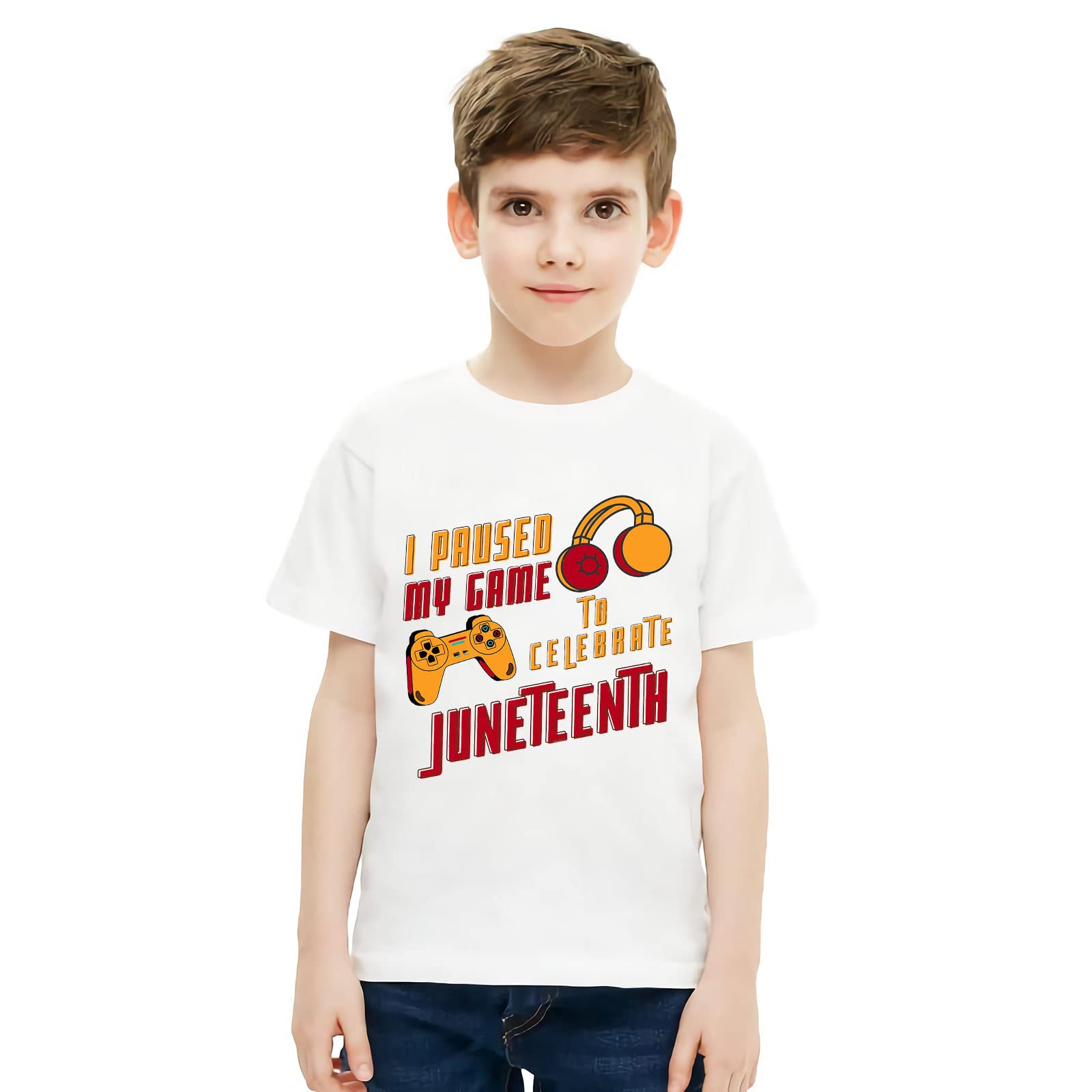Funny Boys Gaming T-Shirt - Youth Short Sleeve Gamer Tee for Kids (Sizes 5T-10T) - Perfect for Video Game Parties & Casual Wear