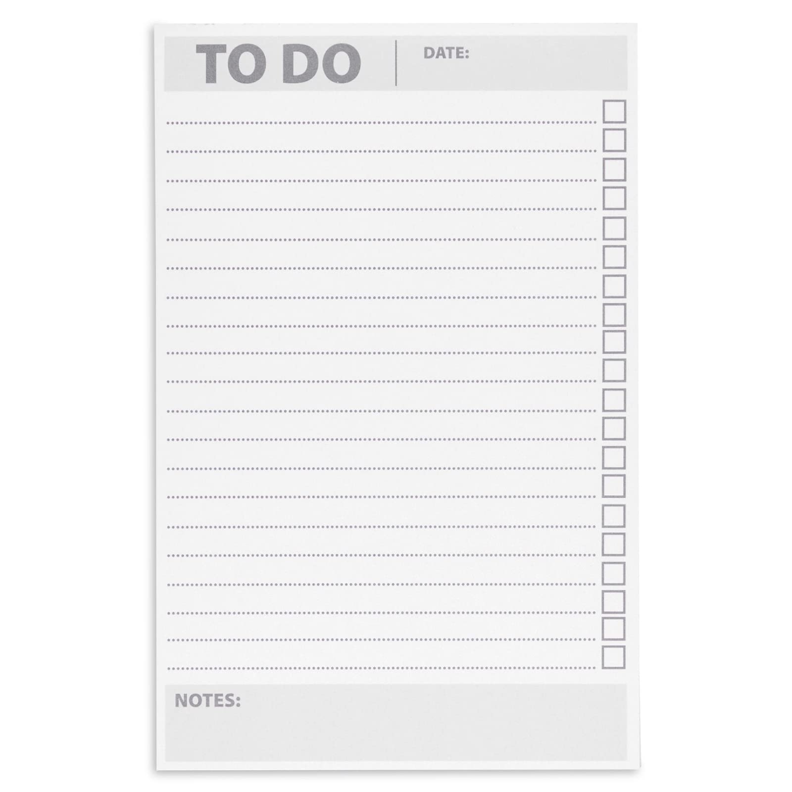 Paper Junkie 6-Pack To-Do List Notepads - 8.5 x 5.5 Inch Daily Planner & Reminder Checklist (60 Sheets Each) for Office, School & Home Organization