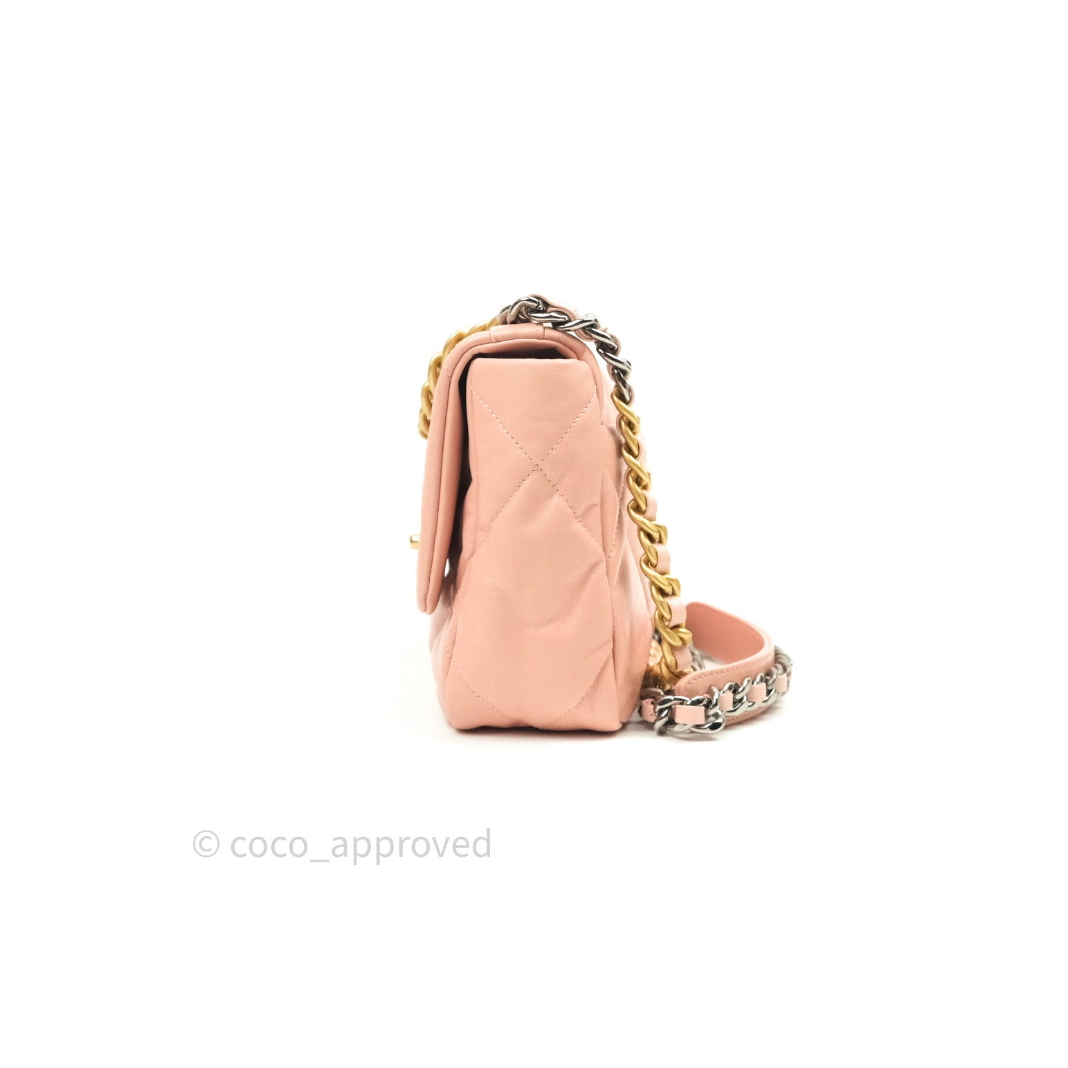 Chanel 19 Small Goatskin Handbag in Rose Pink with Mixed Hardware - Luxury Crossbody Bag for Women, Perfect for Date Night & Special Occasions