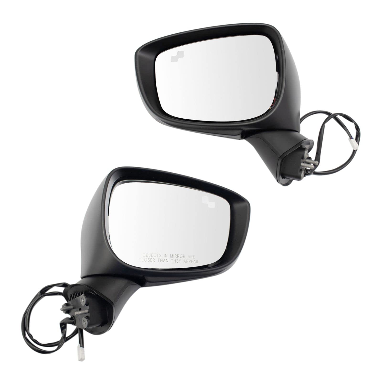 2016-2021 Mazda CX-3 Side Mirror Set - Driver & Passenger Replacement Mirrors with Turn Signal & Blind Spot Indicator (Non-Heated) - Perfect for Parking Assistance & Safe Lane Changes