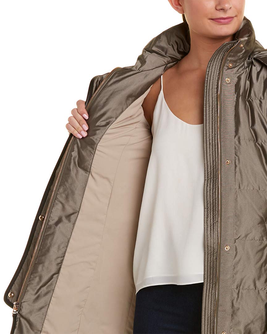 Cole Haan Women's Iridescent Down Puffer Jacket - Lightweight Winter Coat with Water-Resistant Shell for Cold Weather, Fashionable Outerwear for Work, Travel & Outdoor Activities