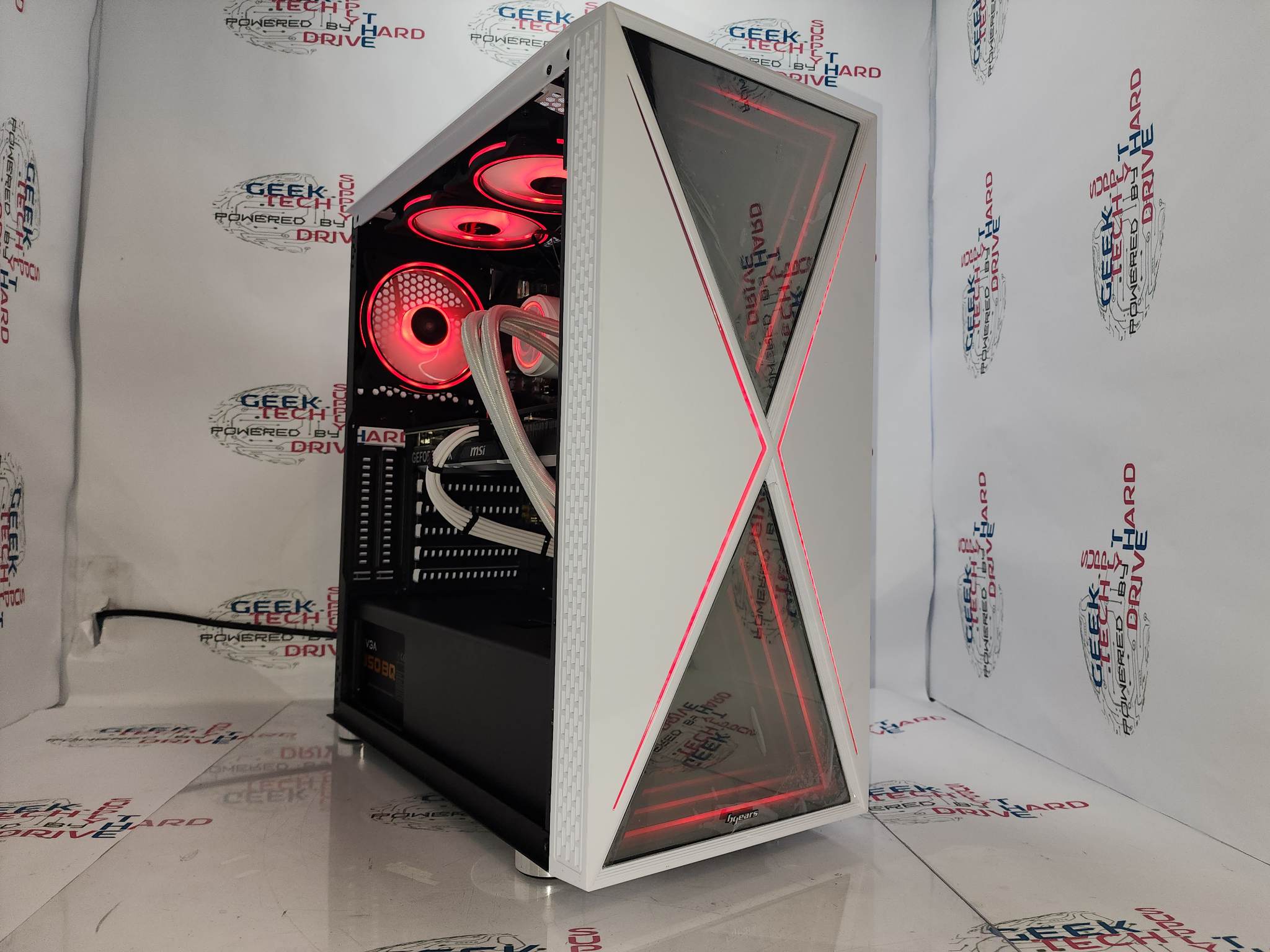 Pinnacle Gaming PC Desktop Computer - Intel Core i7, NVIDIA RTX 4070, 500GB/1TB/2TB SSD, 16GB/32GB RAM, Liquid Cooling, WiFi - Blackwidow H6 for High-Performance Gaming & Streaming