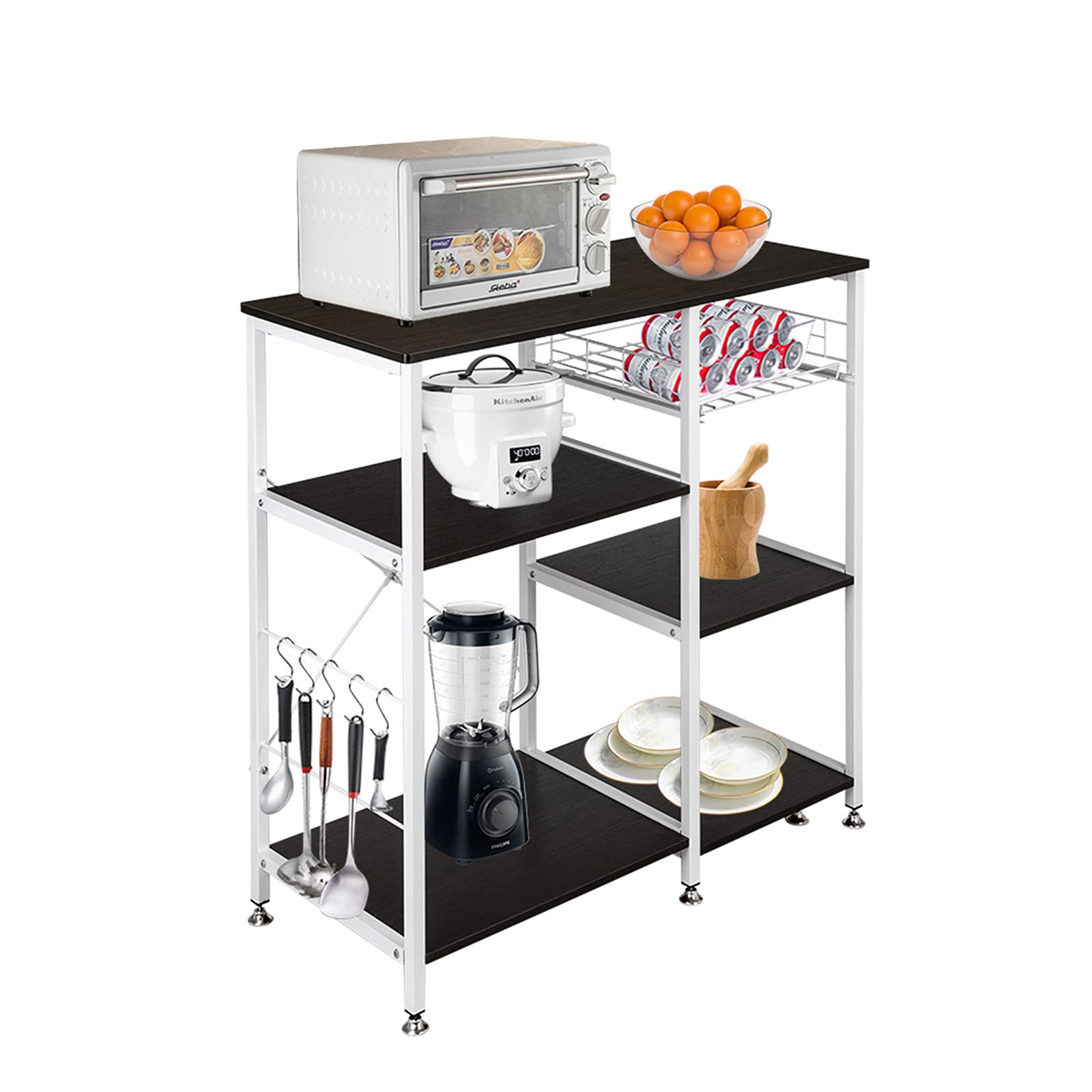 3-Tier Kitchen Baker's Rack with Microwave Stand - 35.4